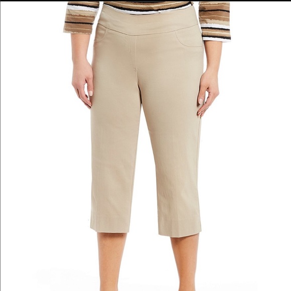 NWT Ruby Rd Chino Capri Pants - Picture 1 of 2
